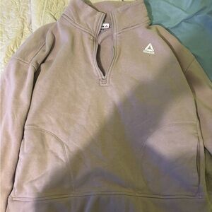 Reebok Purple Half-Zip Sweater